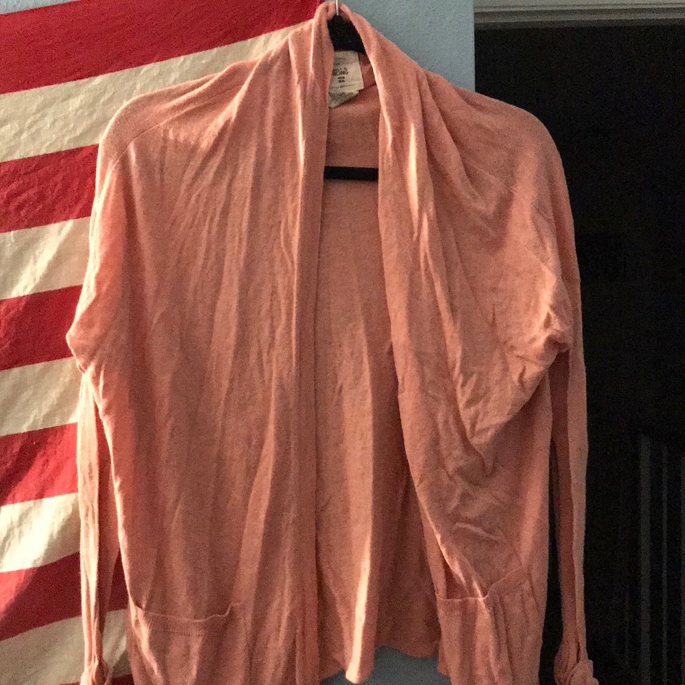 Salmon/peach billabong cardigan